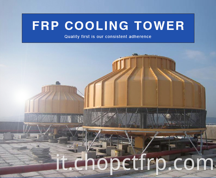 Torre di raffreddamento GRP FRP per l'industria delle centrali elettriche